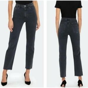 J Brand 'Jules' Straight Leg Grey Jeans - 28